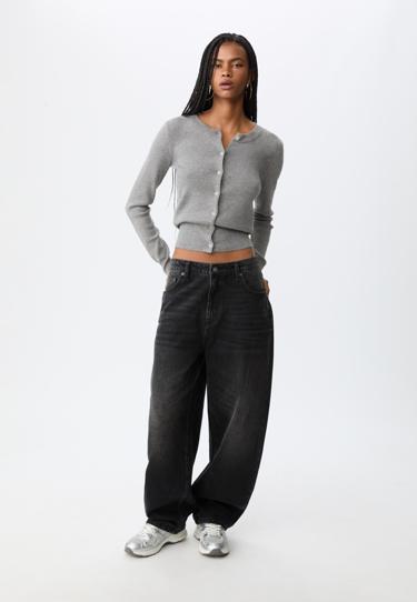 Stradivarius Трикотажный кардиган на пуговицах купить с доставкой.