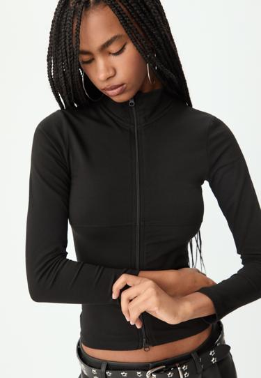 Stradivarius Футболка на двойной молнии купить с доставкой.