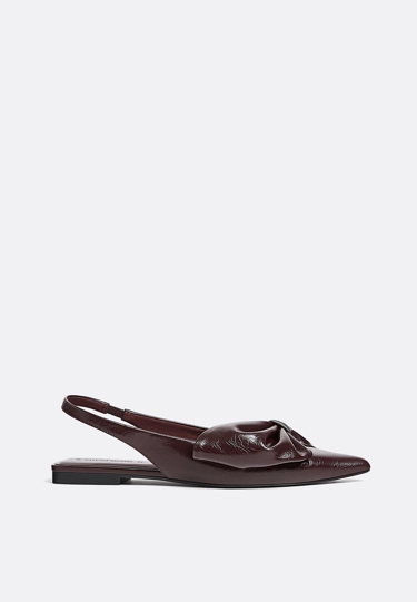 Stradivarius Туфли-лодочки без задника с бантом