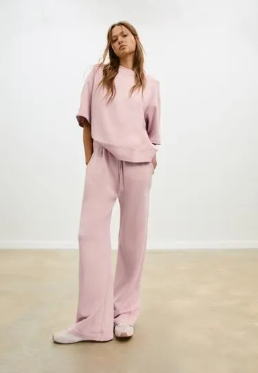 Толстовка с короткими рукавами с эффектом потертости- Заказать в России