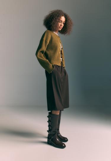 Stradivarius Трикотажный жакет на пуговицах купить с доставкой.