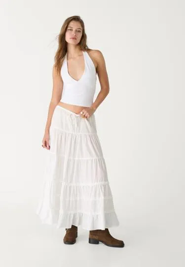 Топ халтер с V-образным вырезом