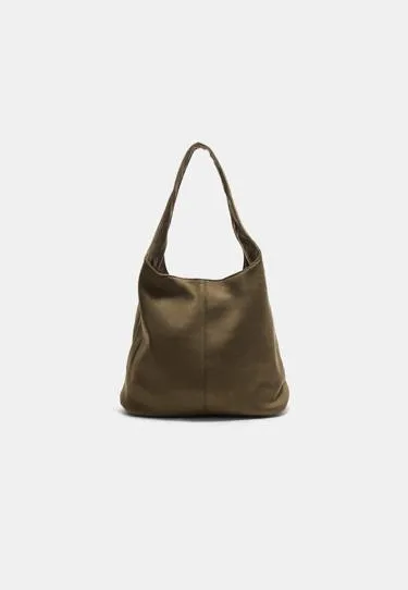 Сумка через плечо из искусственной замши