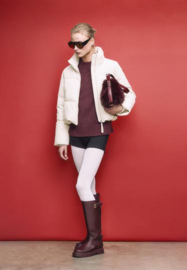 Stradivarius Стеганая вельветовая куртка