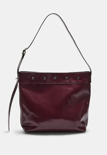 Сумка-ведро с заклепками- Заказать в России