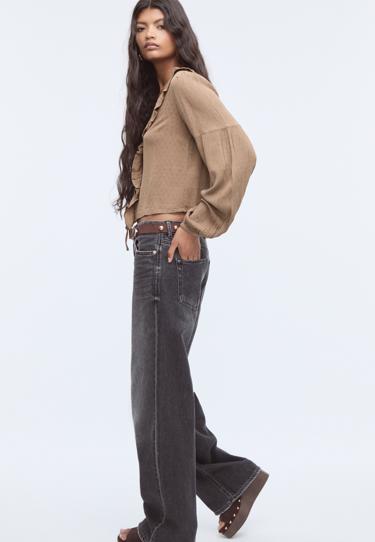 Блузка с воланами- Заказать в России