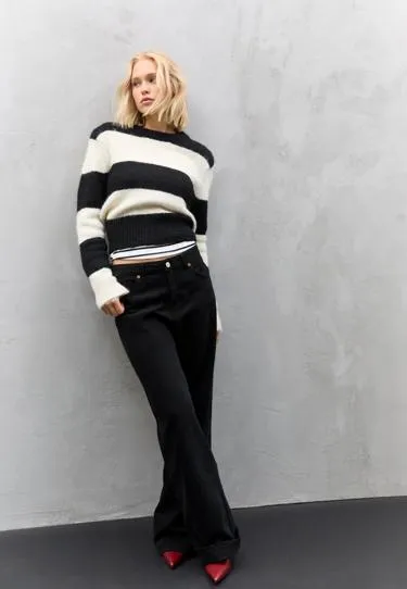 Свитер с подплечниками- Заказать в России