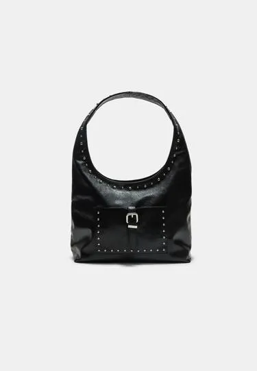 Сумка на плечо с заклепками- Заказать в России