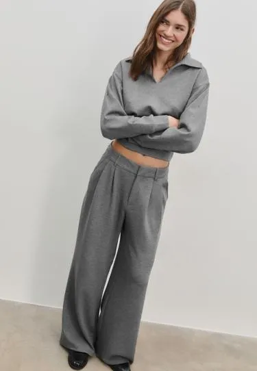 Брюки классические из мягкой ткани- Заказать в России