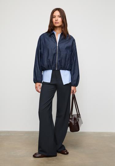 Классические брюки свободного кроя- Заказать в России