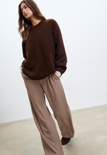 Stradivarius Прямые брюки под льняную ткань купить с доставкой.