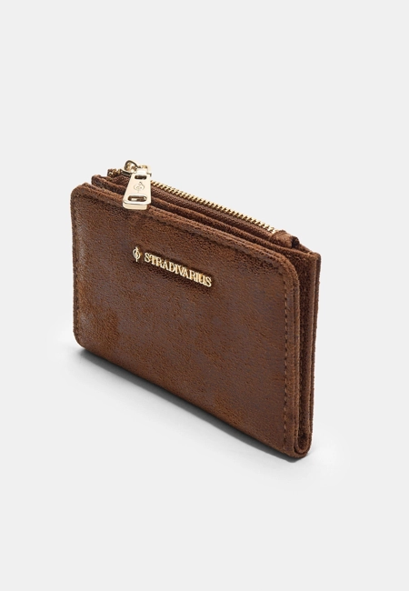 Кошелек-карточница из искусственной замши- Заказать в России