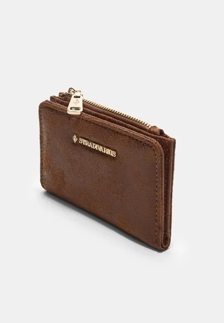 Кошелек-карточница из искусственной замши- Заказать в России