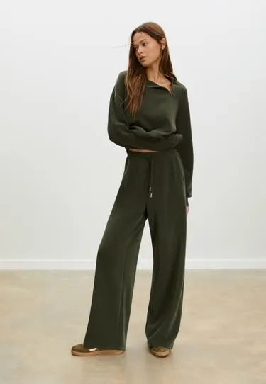 Брюки-джоггеры палаццо, мягкие на ощупь- Заказать в России