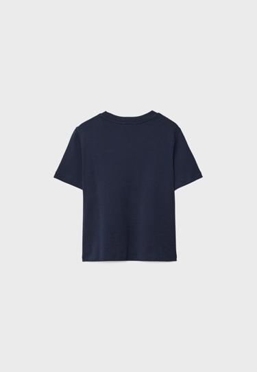 Stradivarius Базовая футболка классического кроя из плотного материала