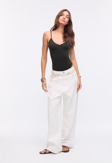 Stradivarius Базовый боди на бретелях купить с доставкой.