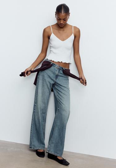 Stradivarius Топ на бретельках с резинками