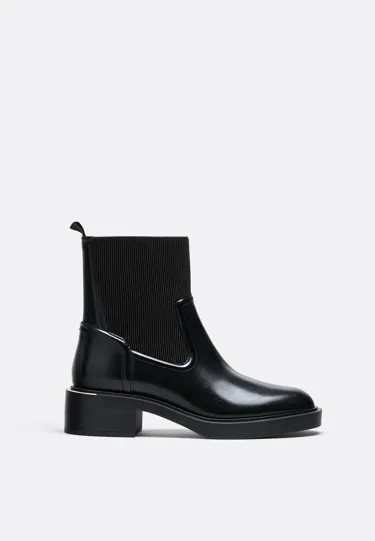 Ботинки челси на плоской подошве- Заказать в России