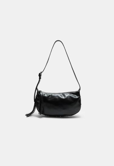 Сумка с заклепками и бахромой- Заказать в России