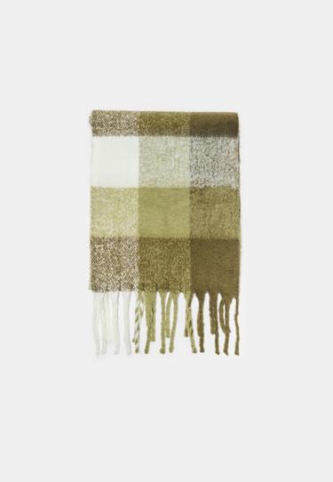 Stradivarius Шарф в клетку