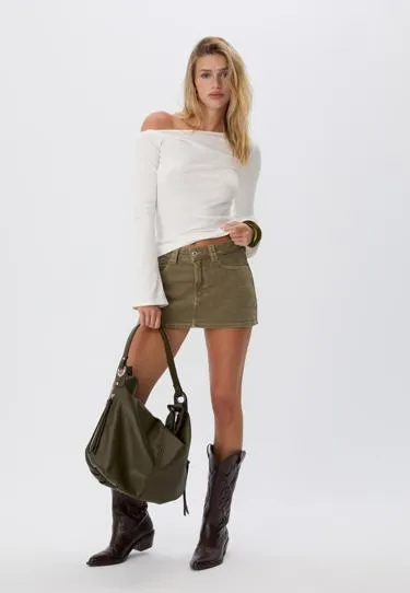 D62 джинсовая юбка-шорты