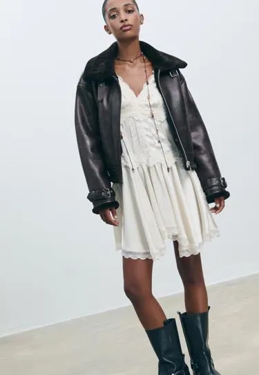 Укороченная двусторонняя куртка- Заказать в России