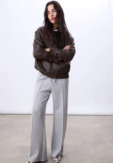 Куртка оверсайз из искусственной кожи- Заказать в России