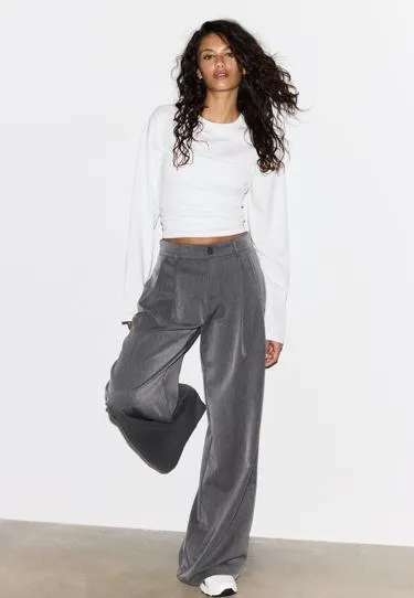 Лонгслив с драпировкой