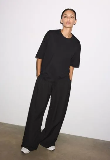 Футболка оверсайз с короткими рукавами- Заказать в России