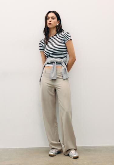 Stradivarius Зауженные прямые брюки