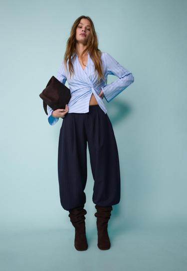 Stradivarius Брюки-баллоны