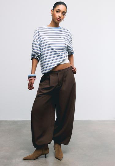 Stradivarius Брюки-баллоны