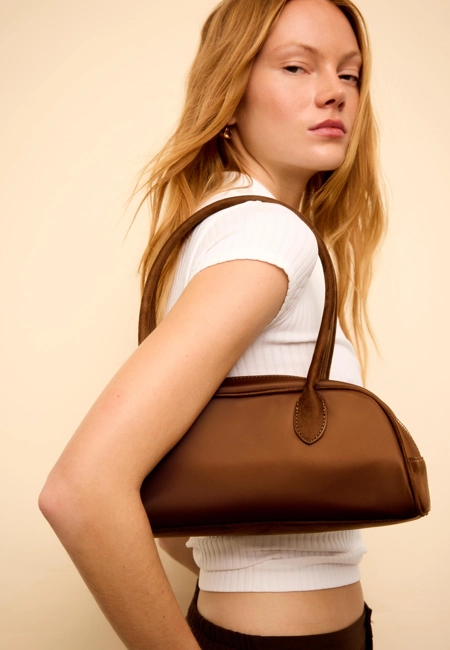 Stradivarius Сумка-боулинг из нейлона