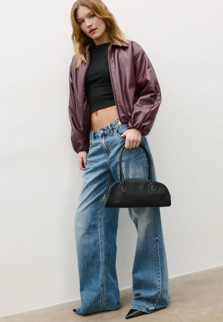 Stradivarius Сумка-боулинг из нейлона купить с доставкой.