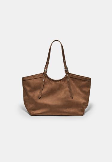 Stradivarius Сумка-шопер с мини-пряжками