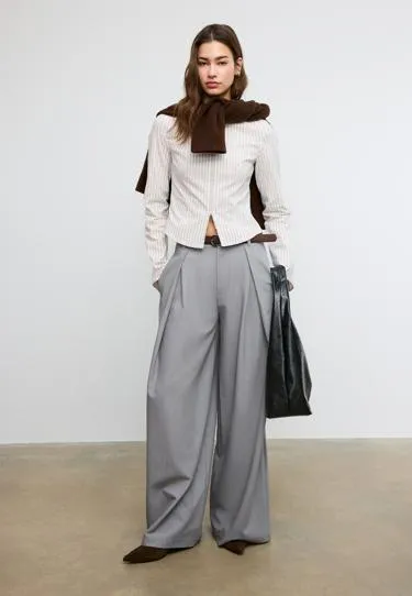 Приталенная рубашка из бенгалина на двойной молнии- Заказать в России