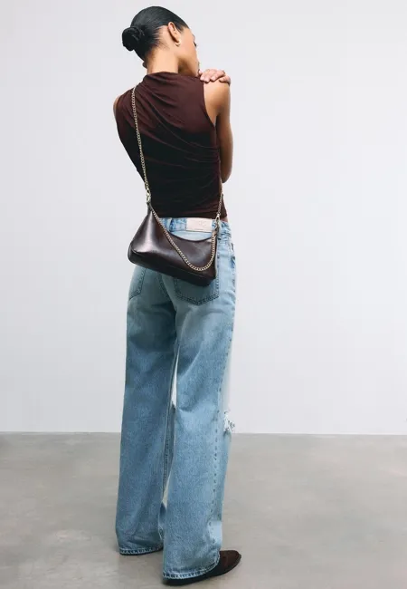 Сумка через плечо с цепочками- Заказать в России