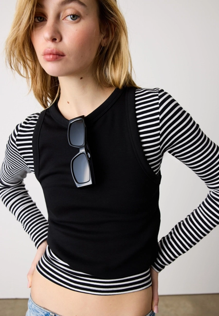 Stradivarius Прямоугольные очки с широкими дужками