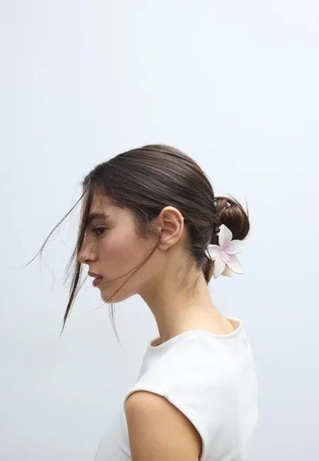 Заколка-цветок- Заказать в России