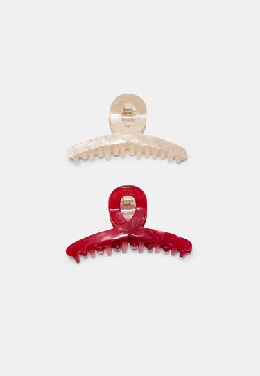 Stradivarius Набор из 2 маленьких зажимов