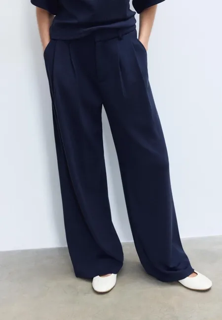 Брюки классические из мягкой ткани