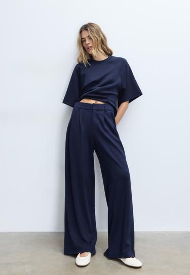 Брюки классические из мягкой ткани- Заказать в России