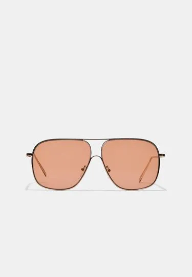 Квадратные солнцезащитные очки-авиаторы