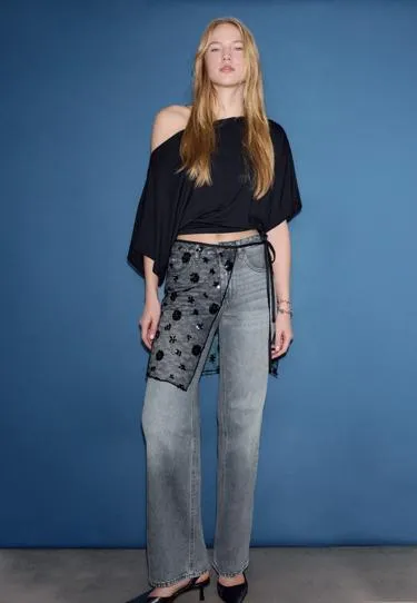 Базовая футболка с рукавами «летучая мышь»- Заказать в России