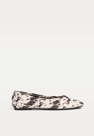 Балетки с анималистическим принтом- Заказать в России