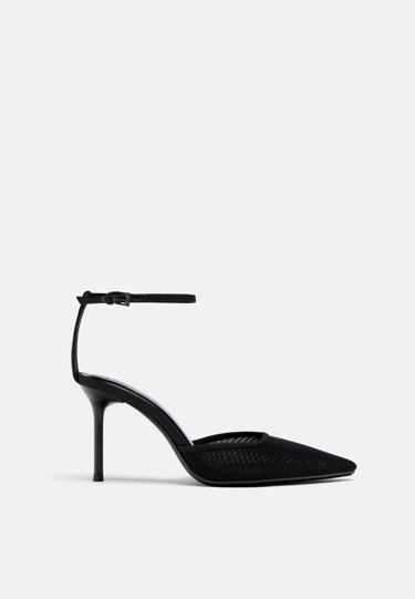 Stradivarius Туфли на каблуке из плотной сетки купить с доставкой.