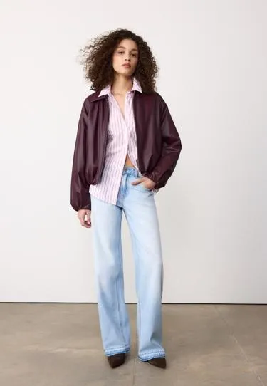 Джинсы D91 с низкой посадкой и широкими штанинами- Заказать в России