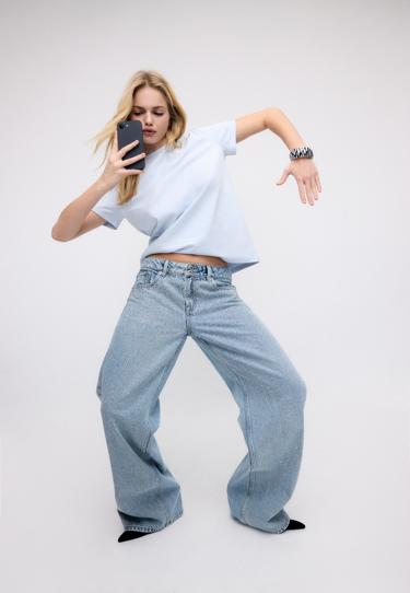 Stradivarius Базовая футболка REGULAR из мягкой ткани