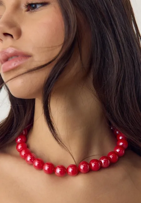 Набор из двух ожерелий с бусинами- Заказать в России