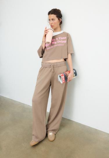 Stradivarius Двойной топ с рисунком купить с доставкой.